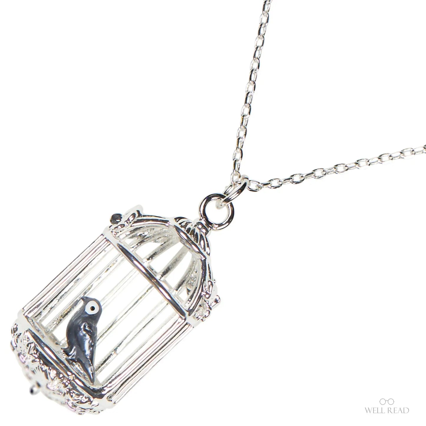 Jane Eyre Silver Bookish Pendant Necklace