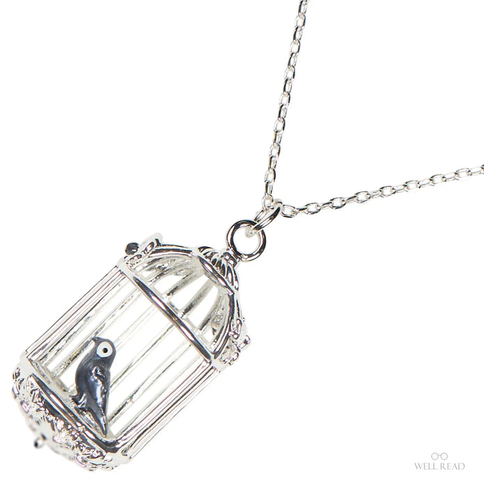 Jane Eyre Silver Bookish Pendant Necklace