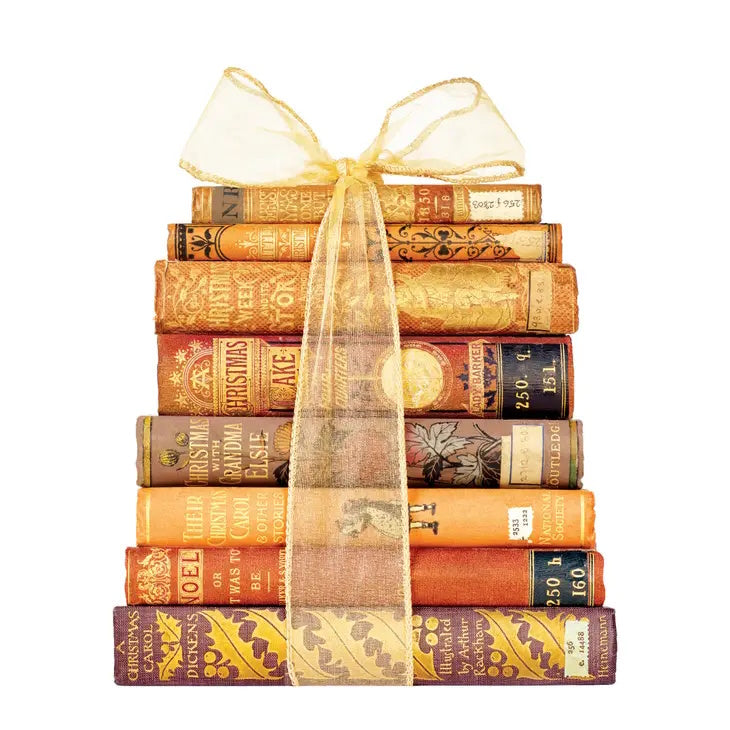 A Reader's Gift Gold Christmas Cards - Pack of 8 from the Bodleian Libraries.