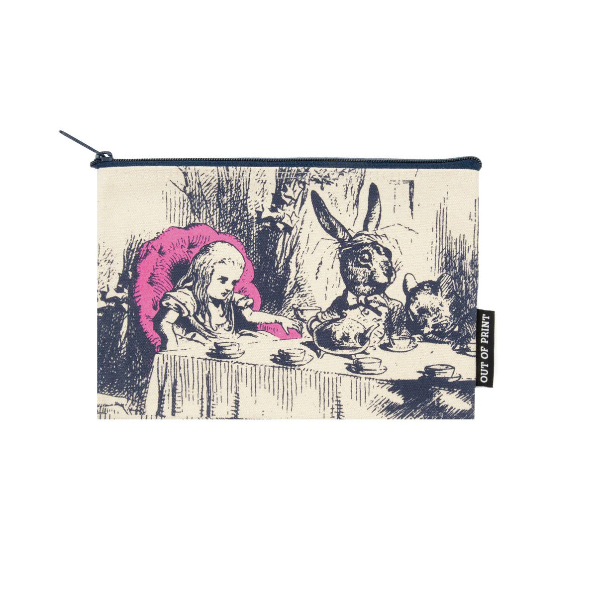 Alice in Wonderland Zipped Pouch