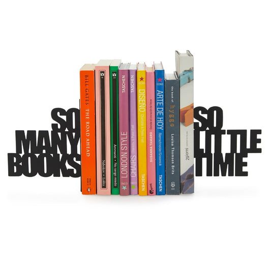 Balvi Metal Bookend - So Many Books!