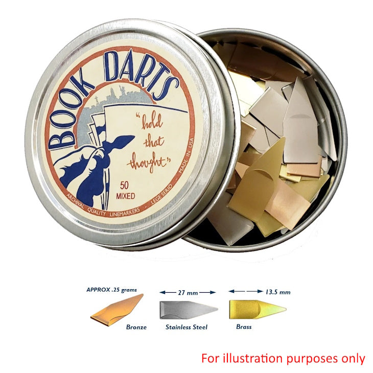 Jane Austen Author Series Book Darts Tin - Mixed 50 Darts