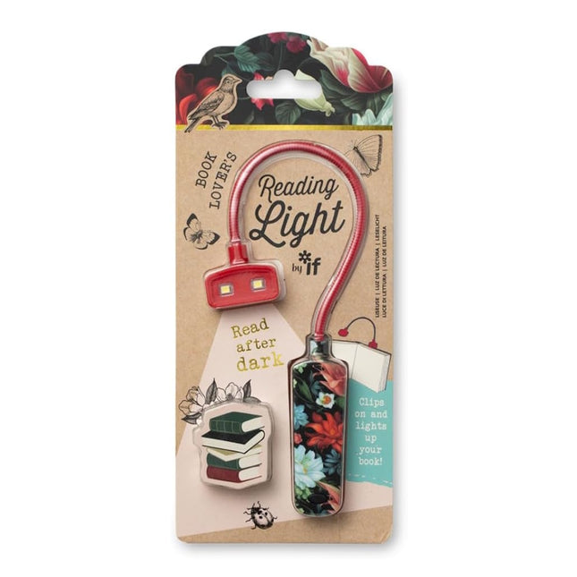 Book Lover's Reading Light - Dark Floral