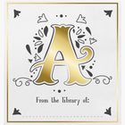 Letter Book Plates - A