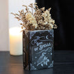 Book of Spells Gothic Flower Vase