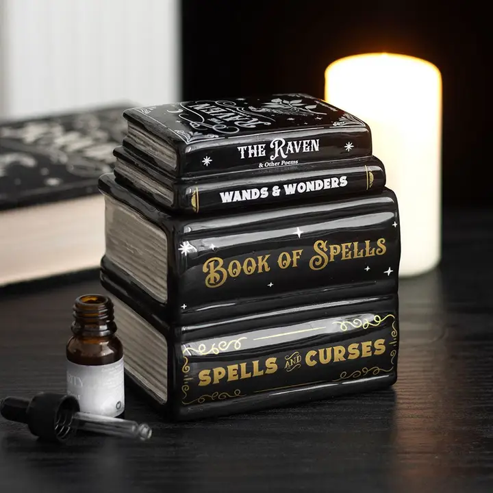Book of Spells Gothic Oil Burner and Wax Warmer