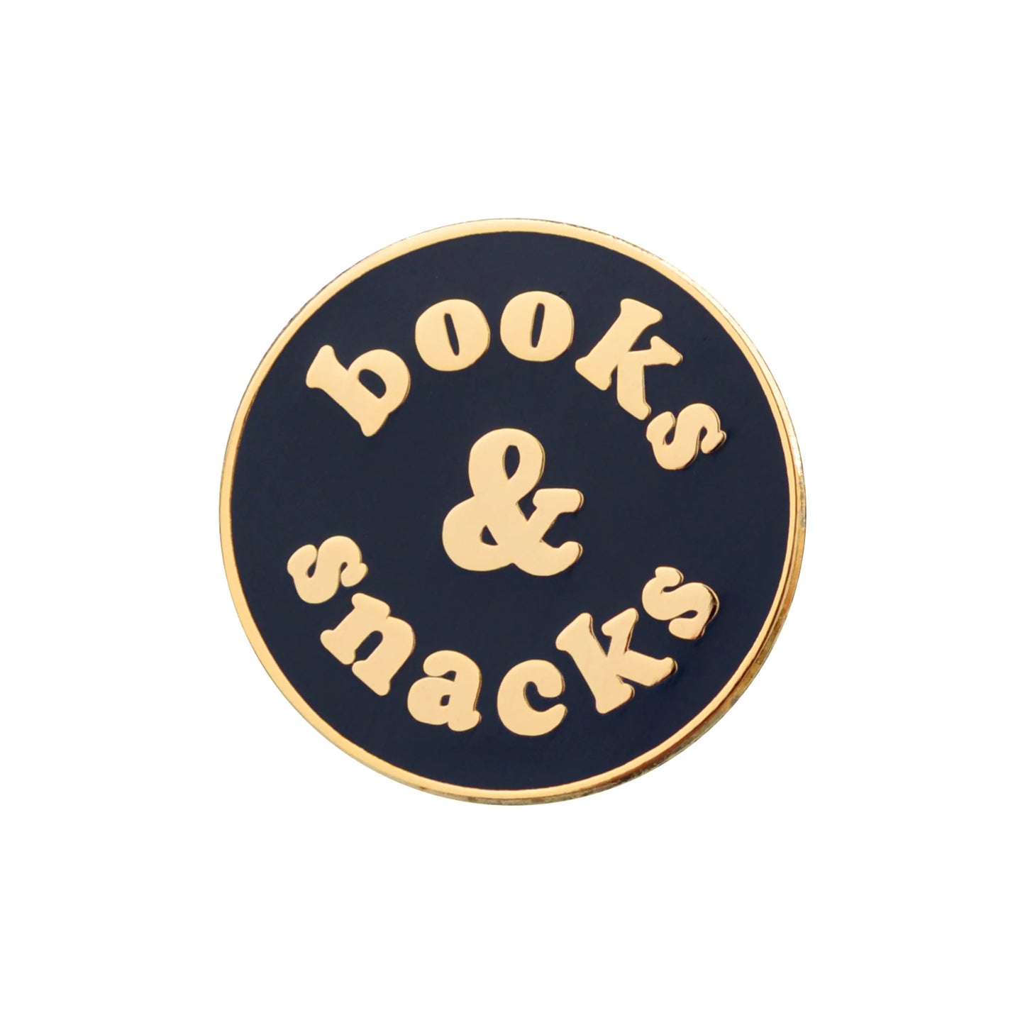 Books & Snacks - Enamel Pin