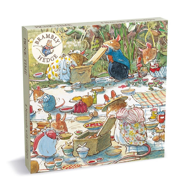 Brambly Hedge Picnic Time Set of 8 Notecards