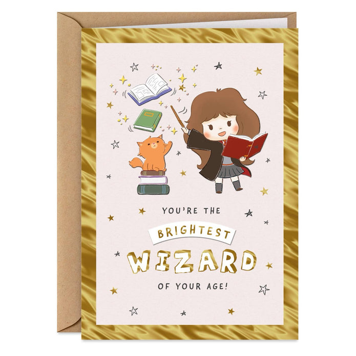 Brightest Wizard Birthday Card - Harry Potter Collection
