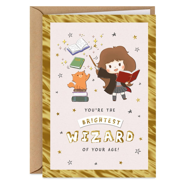 Brightest Wizard Birthday Card - Harry Potter Collection