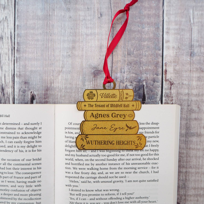 Brontë Sisters Brass Bookmark & Ornament