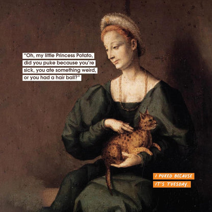 Cat People To Judge in Art and Life 2026 Wall Calendar