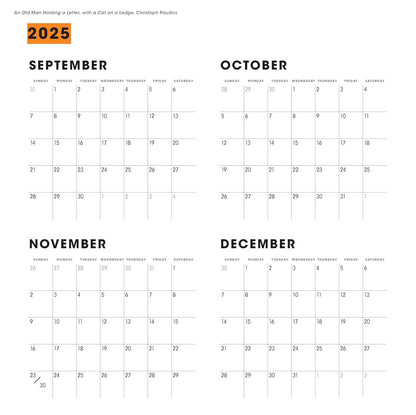 Cat People To Judge in Art and Life 2026 Wall Calendar