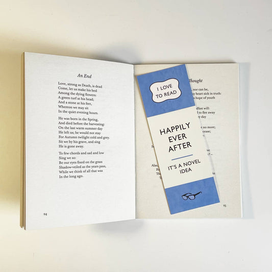 Classic Blue Penguin Paperback Bookmark