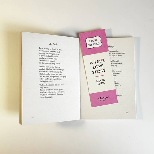 Classic Pink Penguin Paperback Bookmark