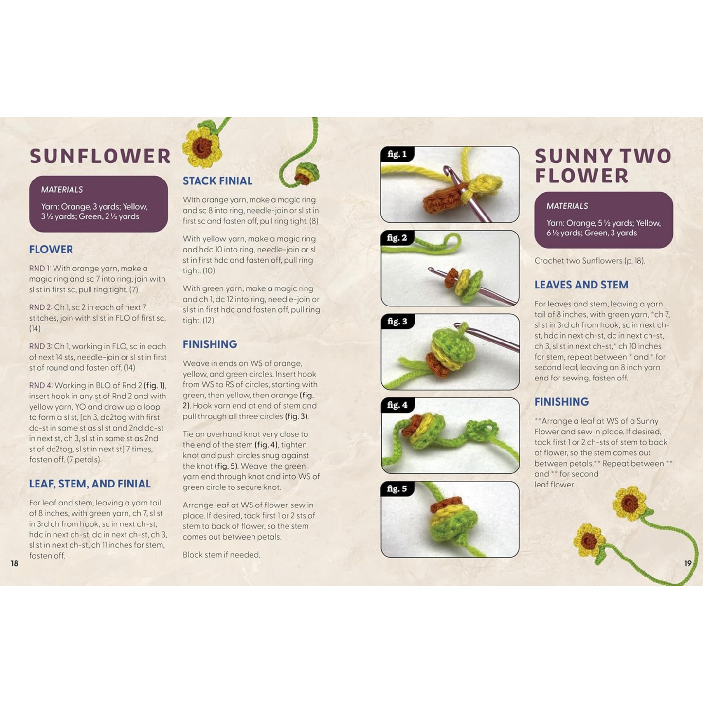 Crochet Botanical Bookmarks Kit