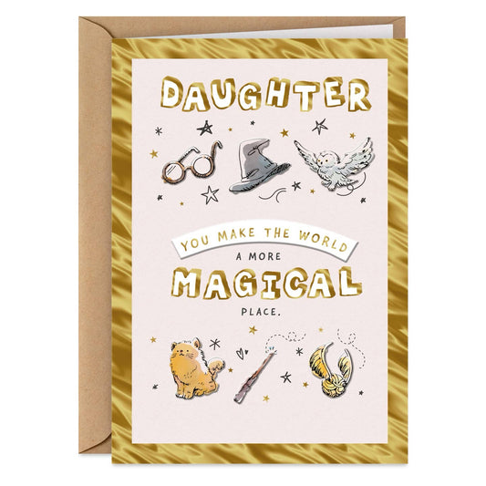 Daughter Birthday Card - Harry Potter Collection