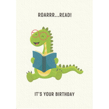 Dinosaur Birthday Card - A6