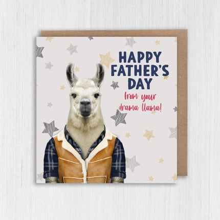 Drama Llama Father's Day Card