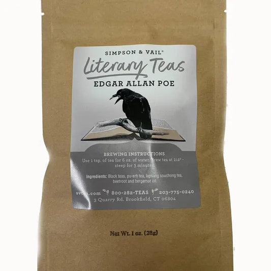 Edgar Allan Poe's Black Tea Blend Literary Tea Pouch