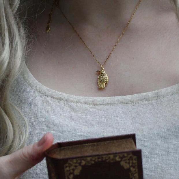 Edgar Allan Poe Bookish Pendant Necklace
