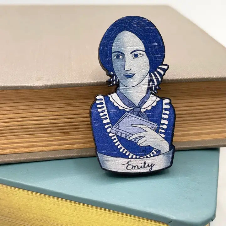 Emily Brontë Wooden Pin