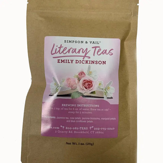 Emily Dickinson's Jasmine Tea Blend Literary Tea Pouch