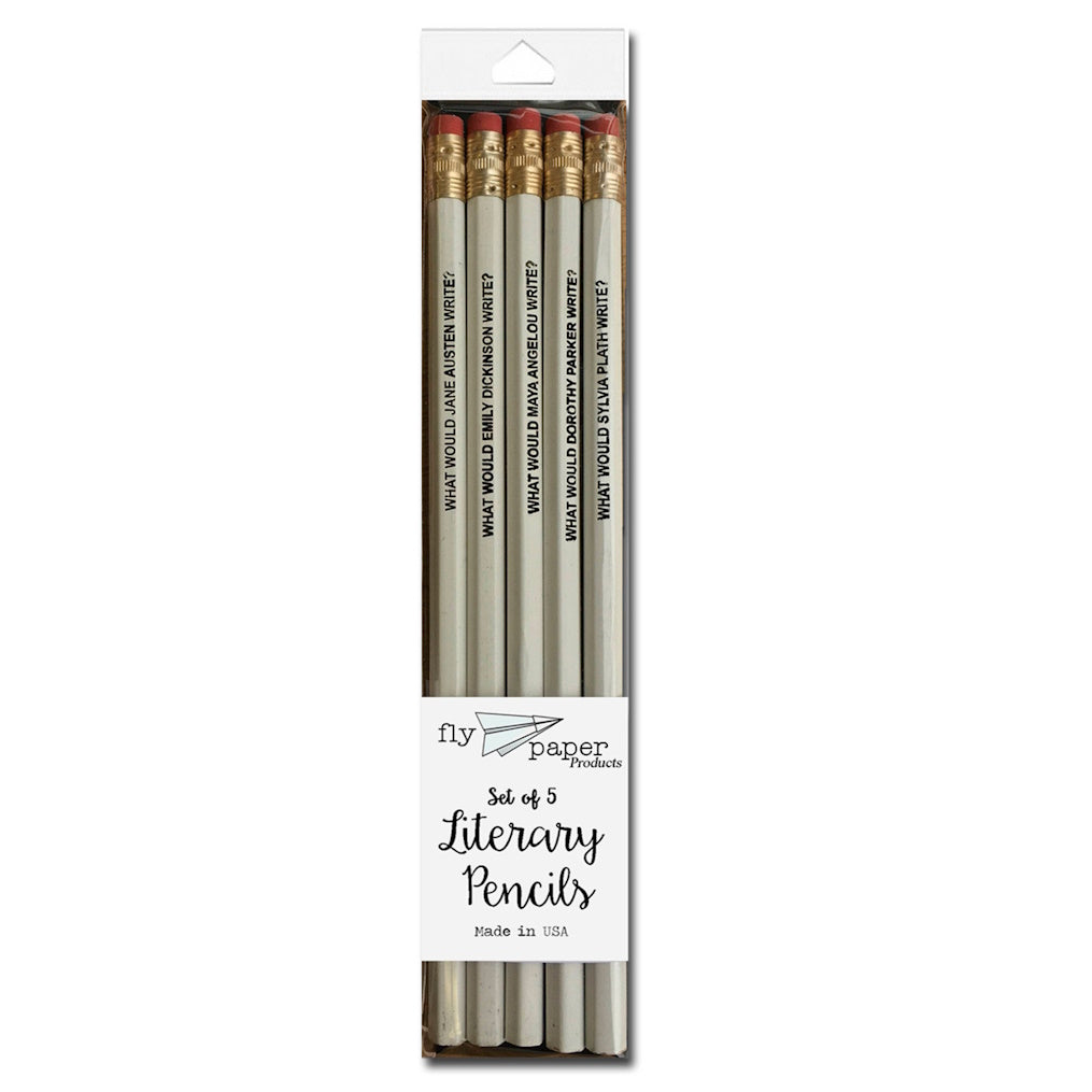 Famous Female Author Pencils