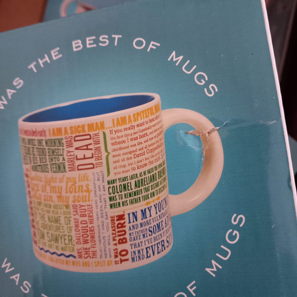 First Lines of Literature Mug