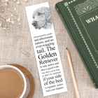 Golden Retriever Dog Bookmark
