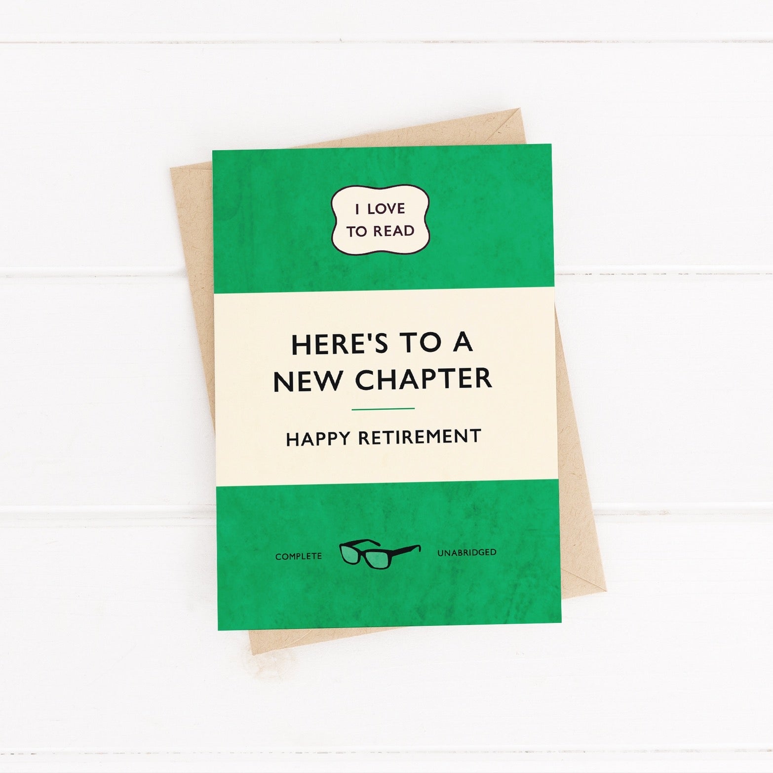 Here's To A New Chapter - Happy Retirement Card