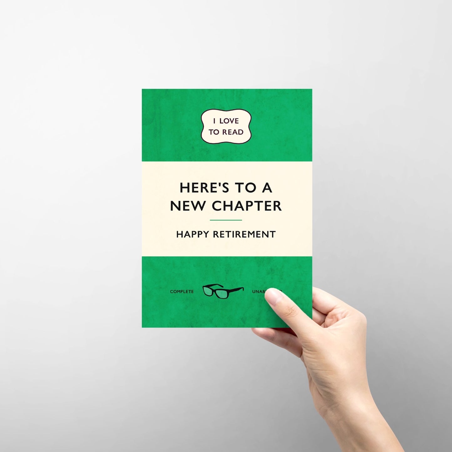 Here's To A New Chapter - Happy Retirement Card