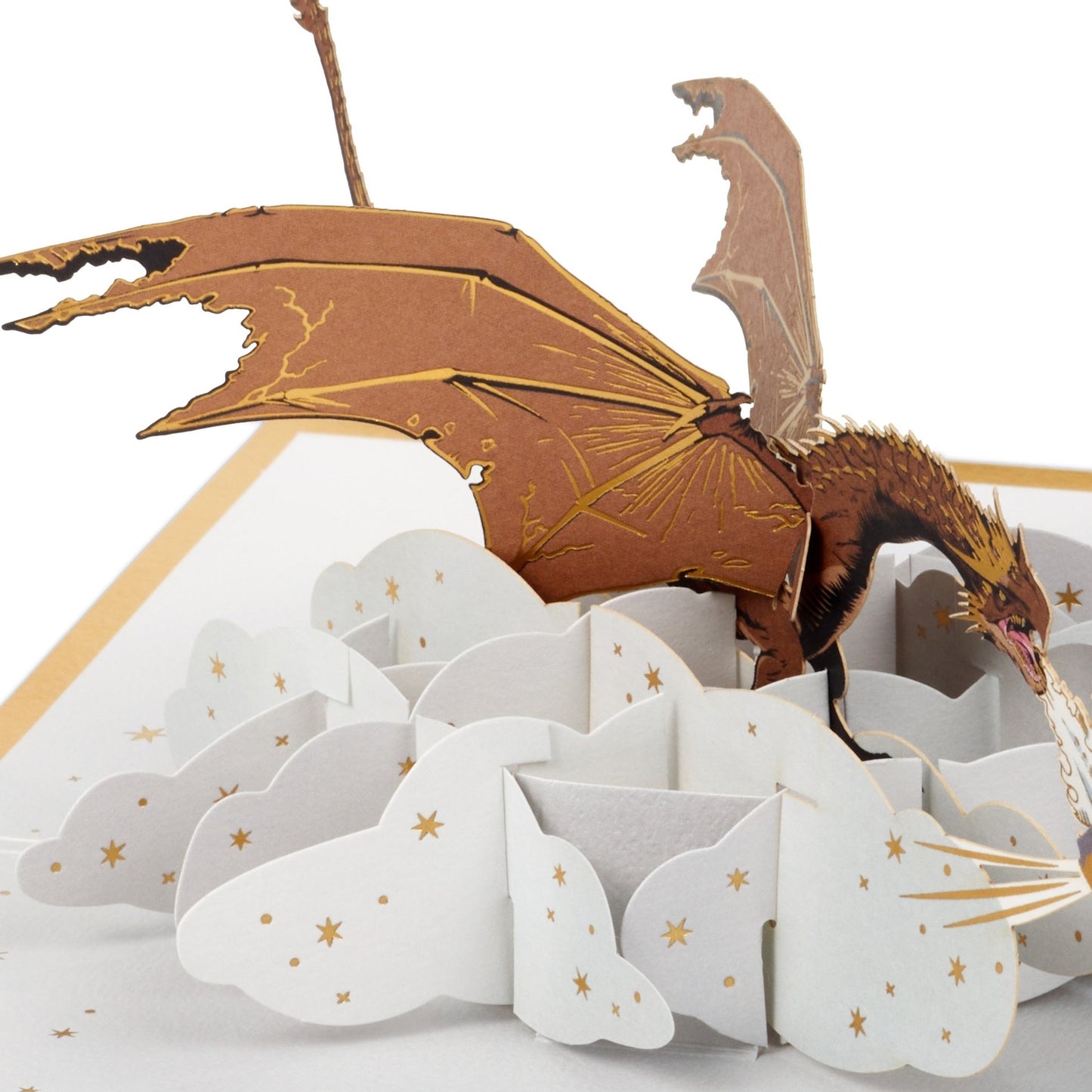 3D Pop-Up Harry Potter & Dragon Greeting Card