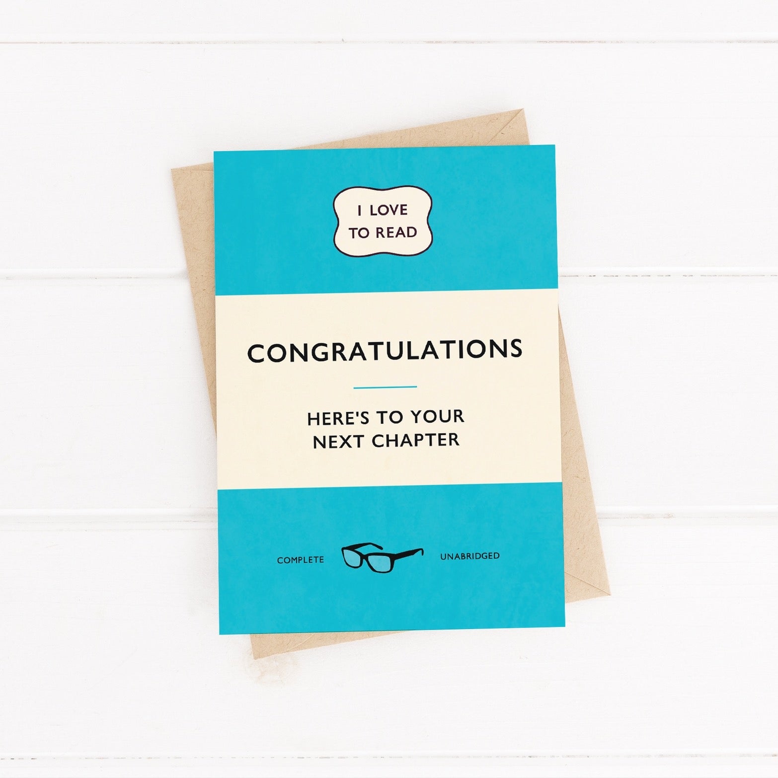 Congratulations - Here's To Your Next Chapter Card