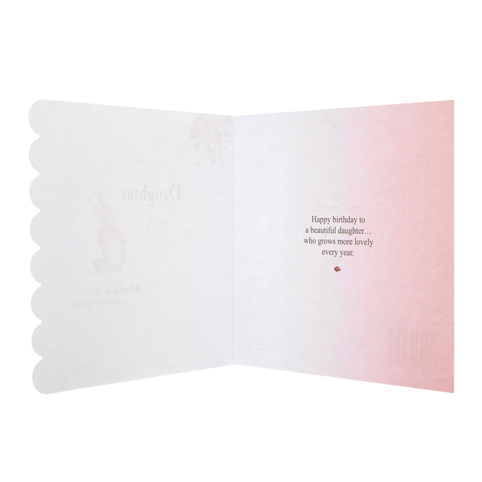 Birthday Card For Daughter - Peter Rabbit Design