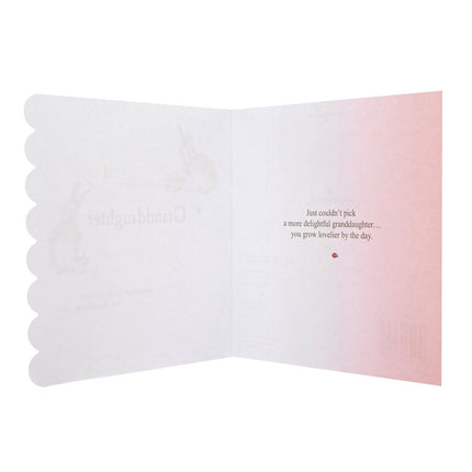 Birthday Card For Granddaughter - Peter Rabbit Design