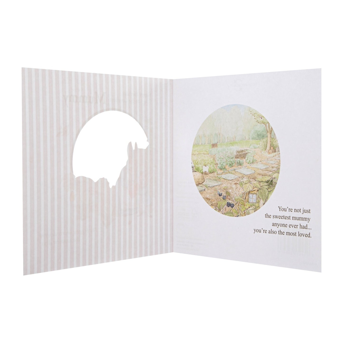 Birthday Card For Mummy - Beatrix Potter Peter Rabbit Design