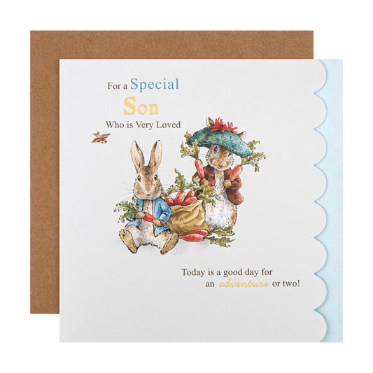 Birthday Card For Son - Beatrix Potter Peter Rabbit™ Design