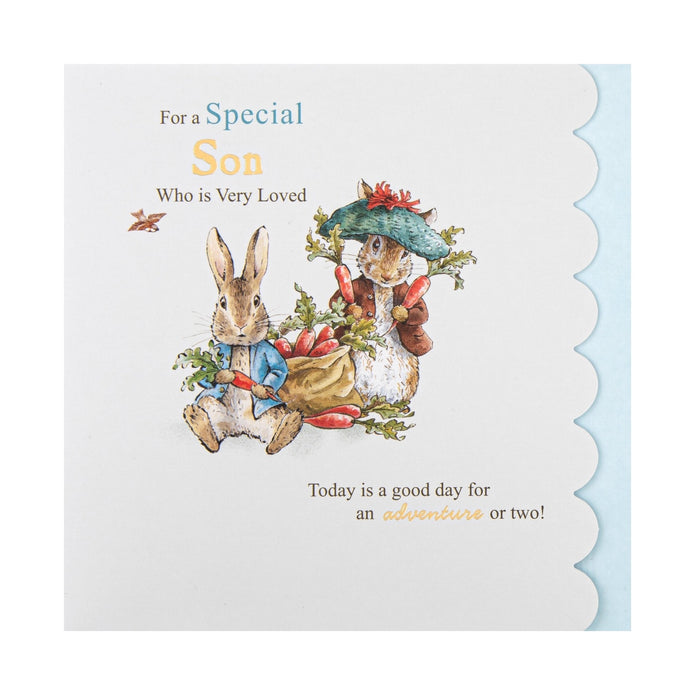 Birthday Card For Son - Beatrix Potter Peter Rabbit™ Design