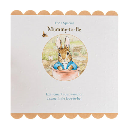 Congratulations Card For Mummy-To-Be - Peter Rabbit Design