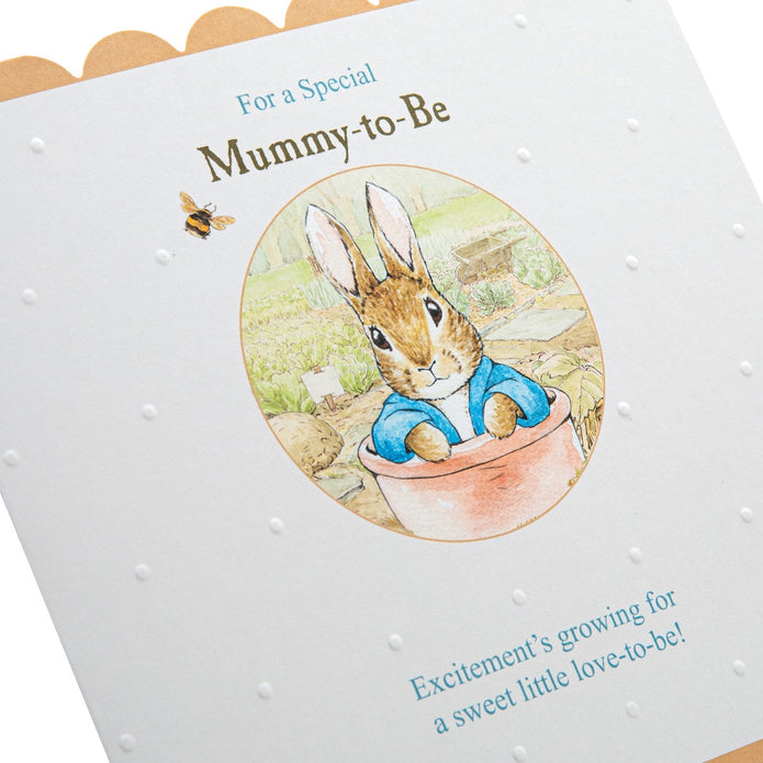 Congratulations Card For Mummy-To-Be - Peter Rabbit Design