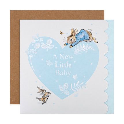 New Baby Boy Card - Beatrix Potter Peter Rabbit™ Design
