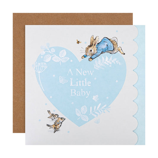 New Baby Boy Card - Beatrix Potter Peter Rabbit™ Design