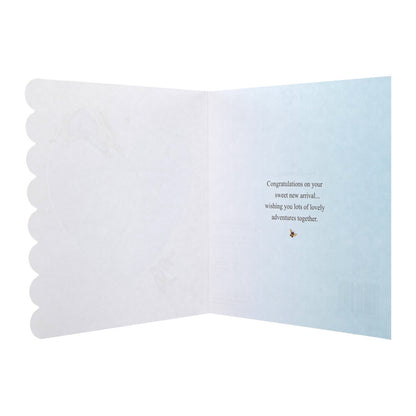 New Baby Boy Card - Beatrix Potter Peter Rabbit™ Design