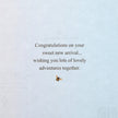 New Baby Boy Card - Beatrix Potter Peter Rabbit™ Design