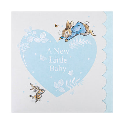 New Baby Boy Card - Beatrix Potter Peter Rabbit™ Design