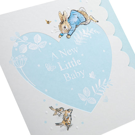 New Baby Boy Card - Beatrix Potter Peter Rabbit™ Design