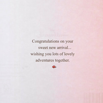 New Baby Girl Card - Beatrix Potter Peter Rabbit™ Design