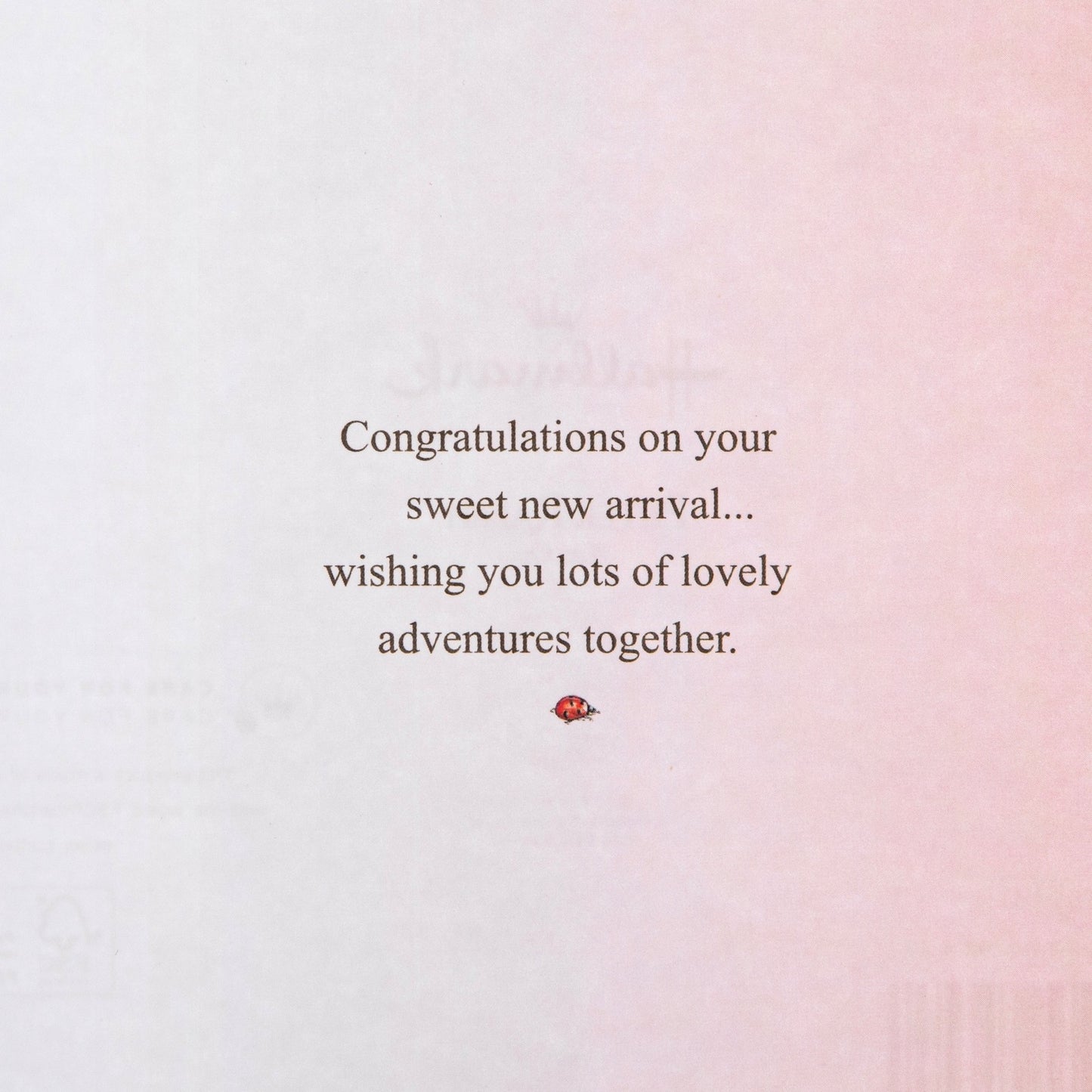 New Baby Girl Card - Beatrix Potter Peter Rabbit™ Design