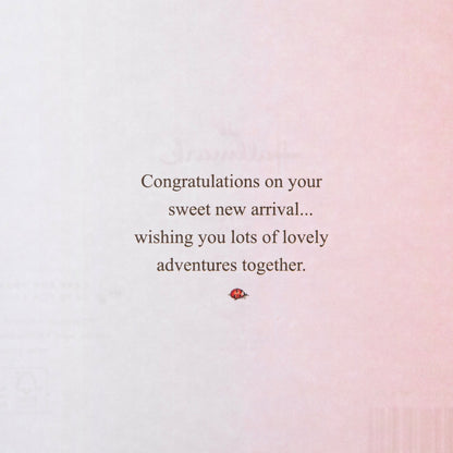 New Baby Girl Card - Beatrix Potter Peter Rabbit™ Design